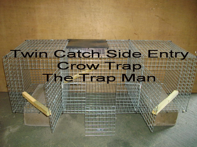 twin catch side entry crow trap