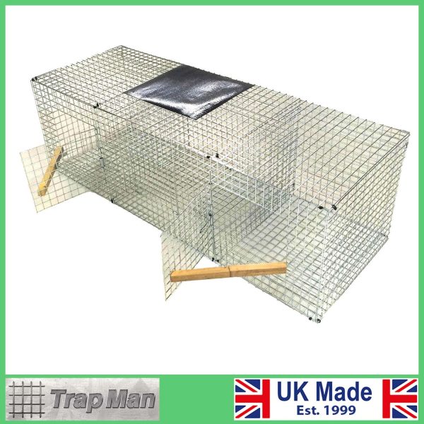 Twin Catch Side Entry Crow Trap with decoy bird compartment