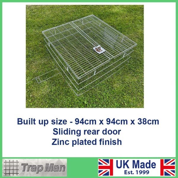 Feral Cat Drop Trap built up size