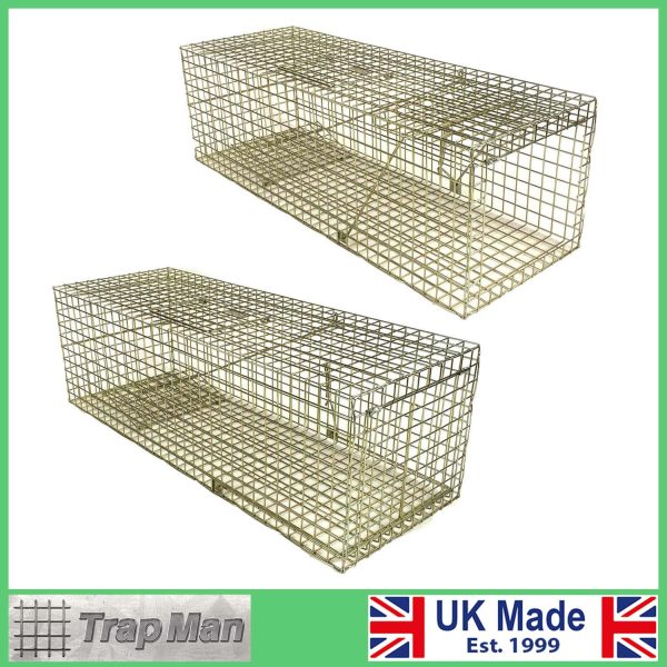 Feral Cat Trap set and closed