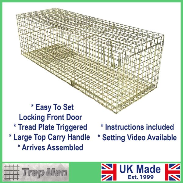 Feral Cat Trap UK made by TheTrapMan feral cat cage trap - Image 2