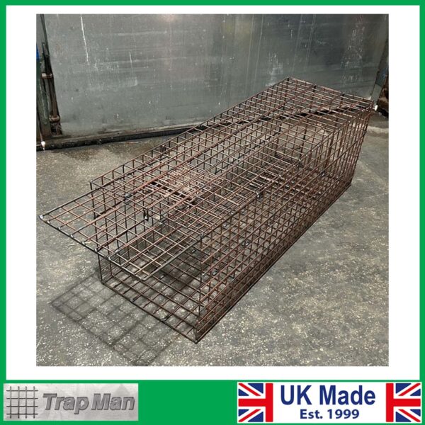 Heavy Duty Fox Trap door open