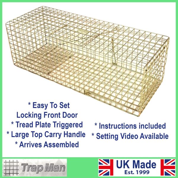 Large Mink trap with description