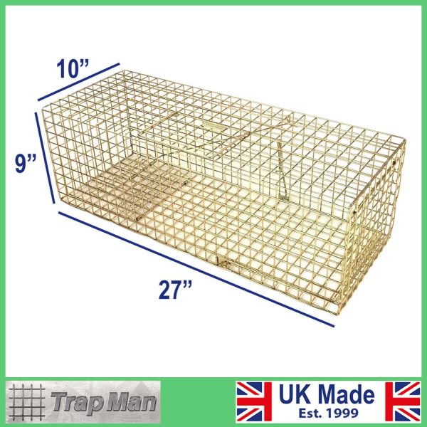 Large Pro Mink Trap including dimensions