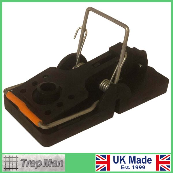 Black easy set mouse trap