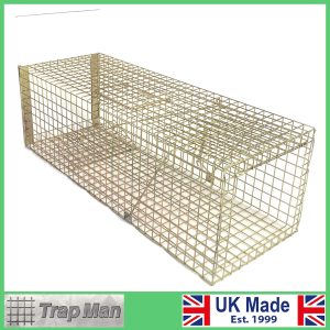 Pro Gold Cat Trap with a rear sliding door suitable for catching feral cat