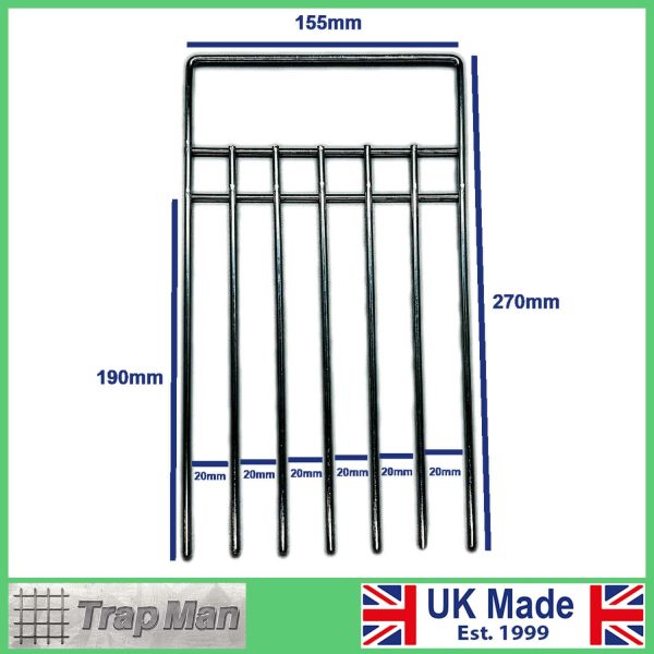 Small Trap Comb Dimensions