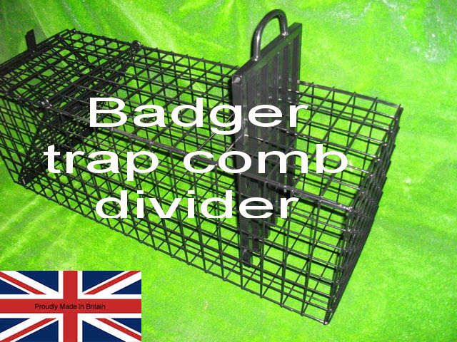 badger trap comb divider used for containment