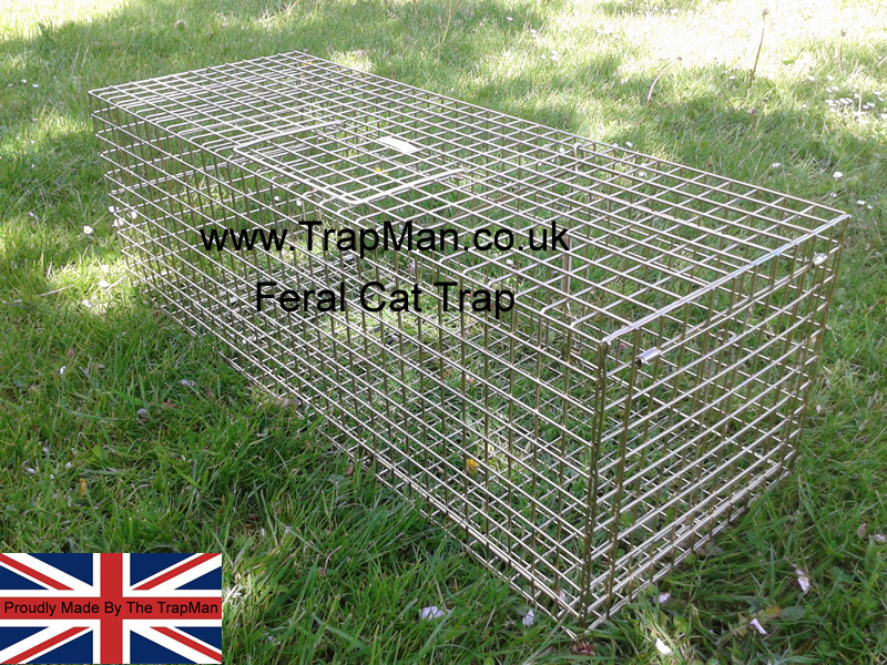 Feral cat traps proudly made in England by The TrapMan